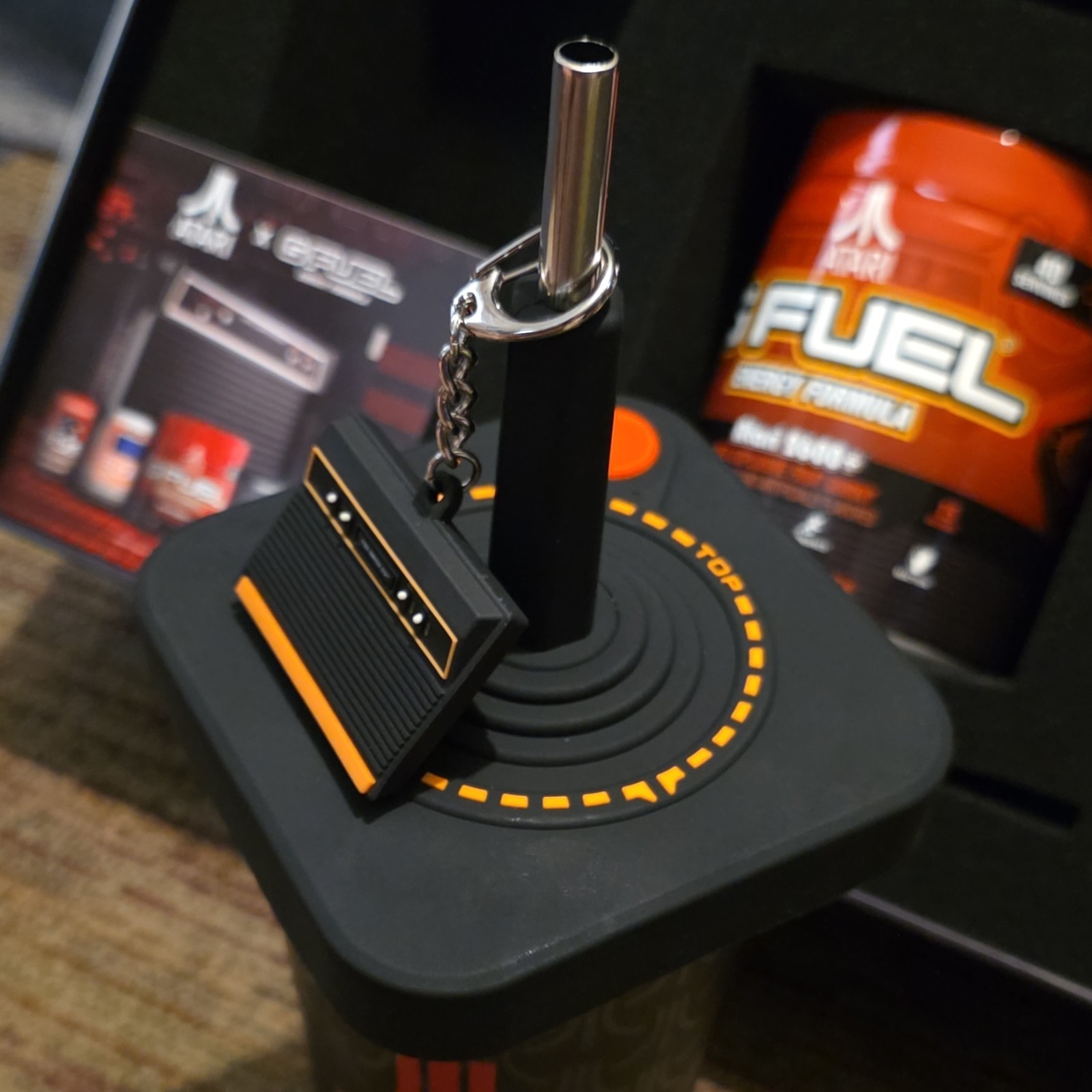 G Fuel Energy Formula Atari Collector’s Box/Cup Set Sugar Free Powder, 4 Flavors