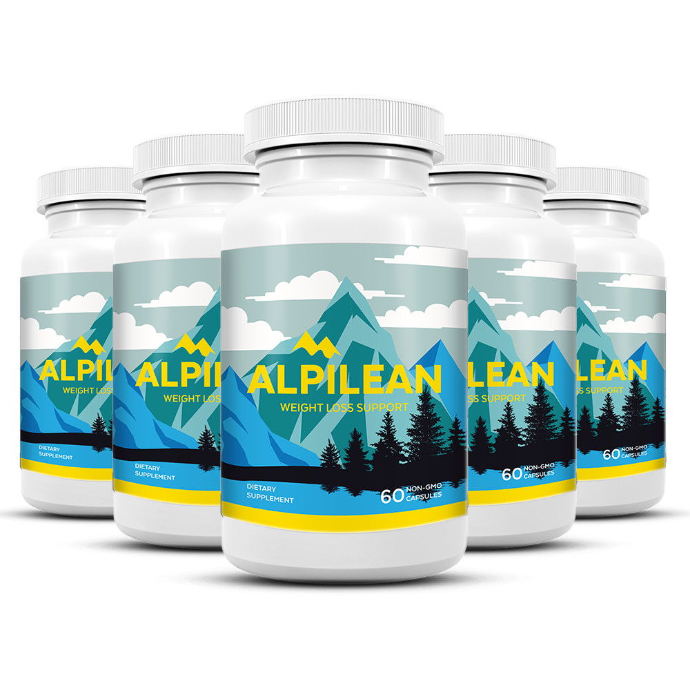 Alpilean keto and weight loss support fat burner 60 capsules 5 pack