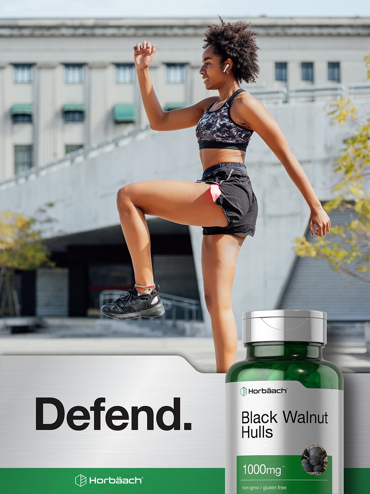 Black Walnut Hulls Capsules | 120 Count | 120 (Pack of 1)