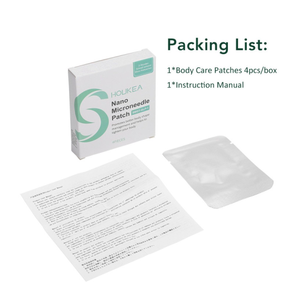 4/24PCS Nano Slimming Micro Needle Patch Unisex Slimming Microneedle Hoot Patch