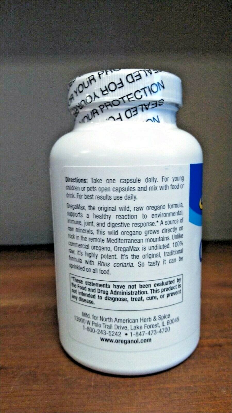 OregaMax North American Herb and Spice OregaMax 90 VegiCaps P73 Oregano Non-GMO