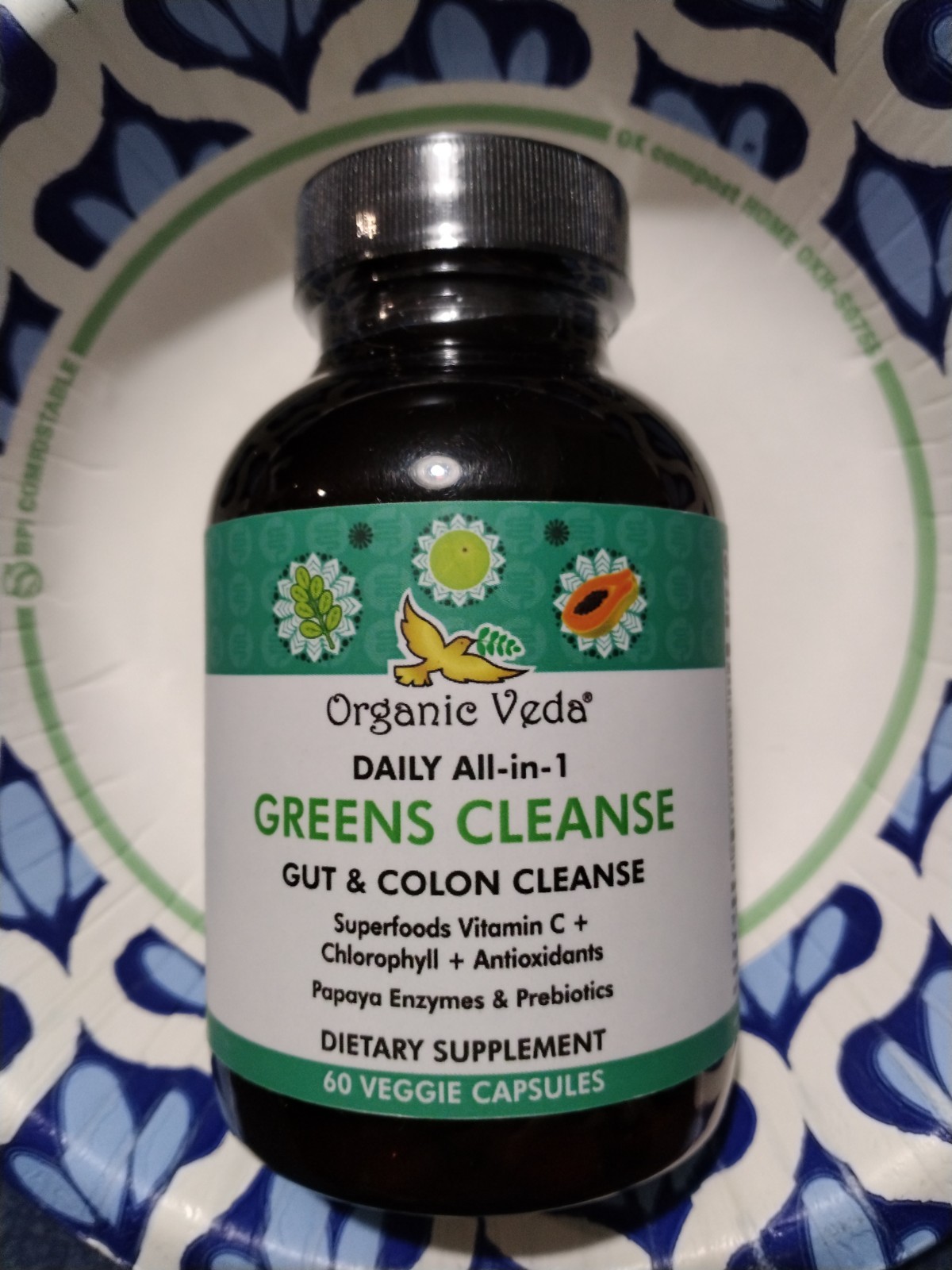 Organic Veda Super Greens Total Gut Health All in One Organic Superfood