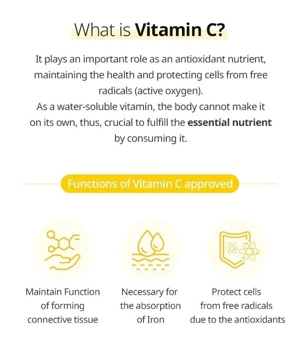 Atomy Vital Mega Vitamin C 2,000mg / 90 Sticks Vitamin C Korean Health Food