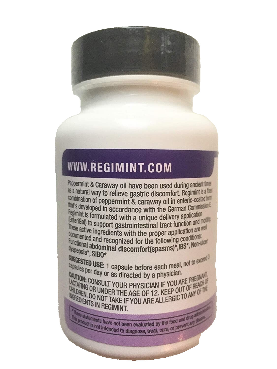 Regmint Peppermint Plus Caraway Oil For IBS Adult Colon Relief (3 Pk 300mg)
