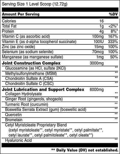 UNIVERSAL NUTRITION FLEX POWDER (30 SVG) animal omega pak test pm joint support