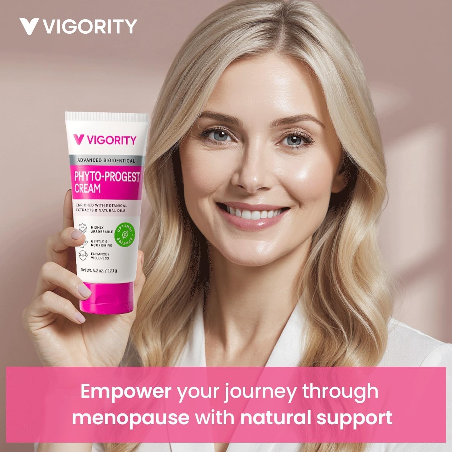Vigority Phyto-Progest Cream for Women – Botanical Balance & Hydration Sup