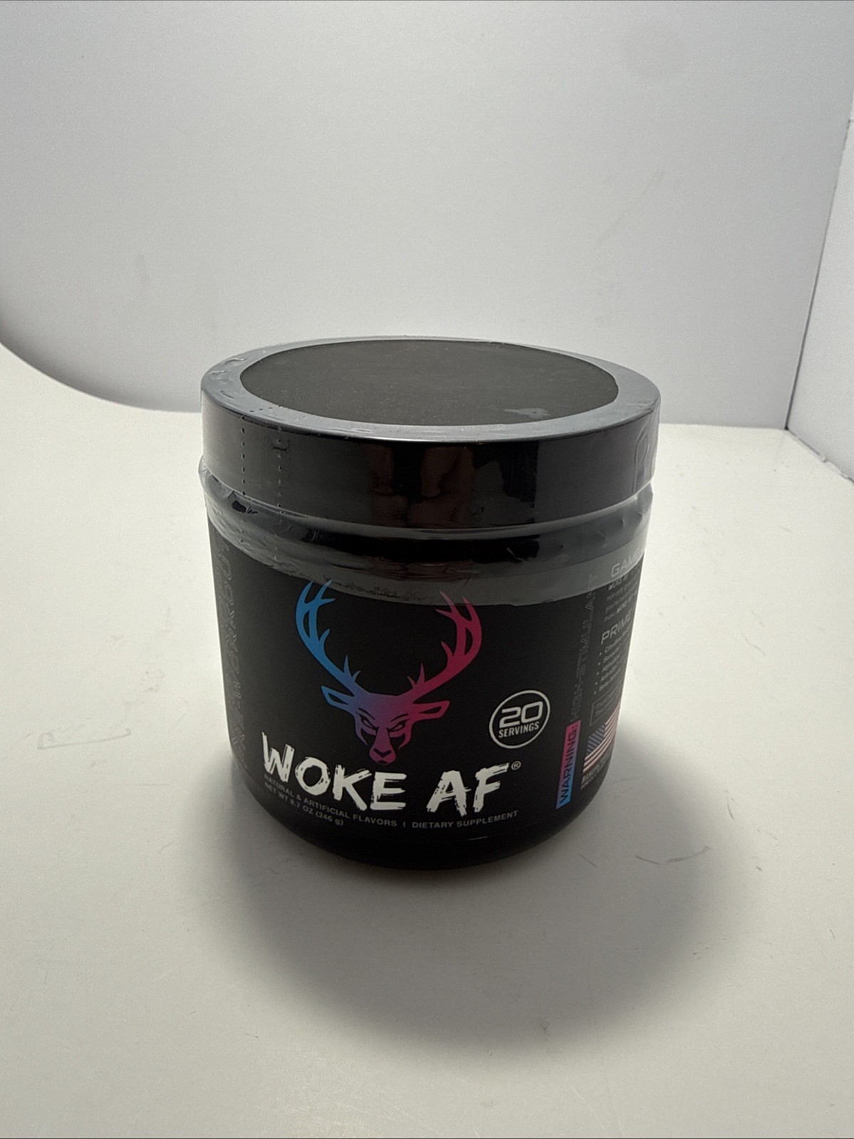 Bucked Up Energy Support Powder – 8.68oz Miami Woke AF New/Sealed Exp 12/26