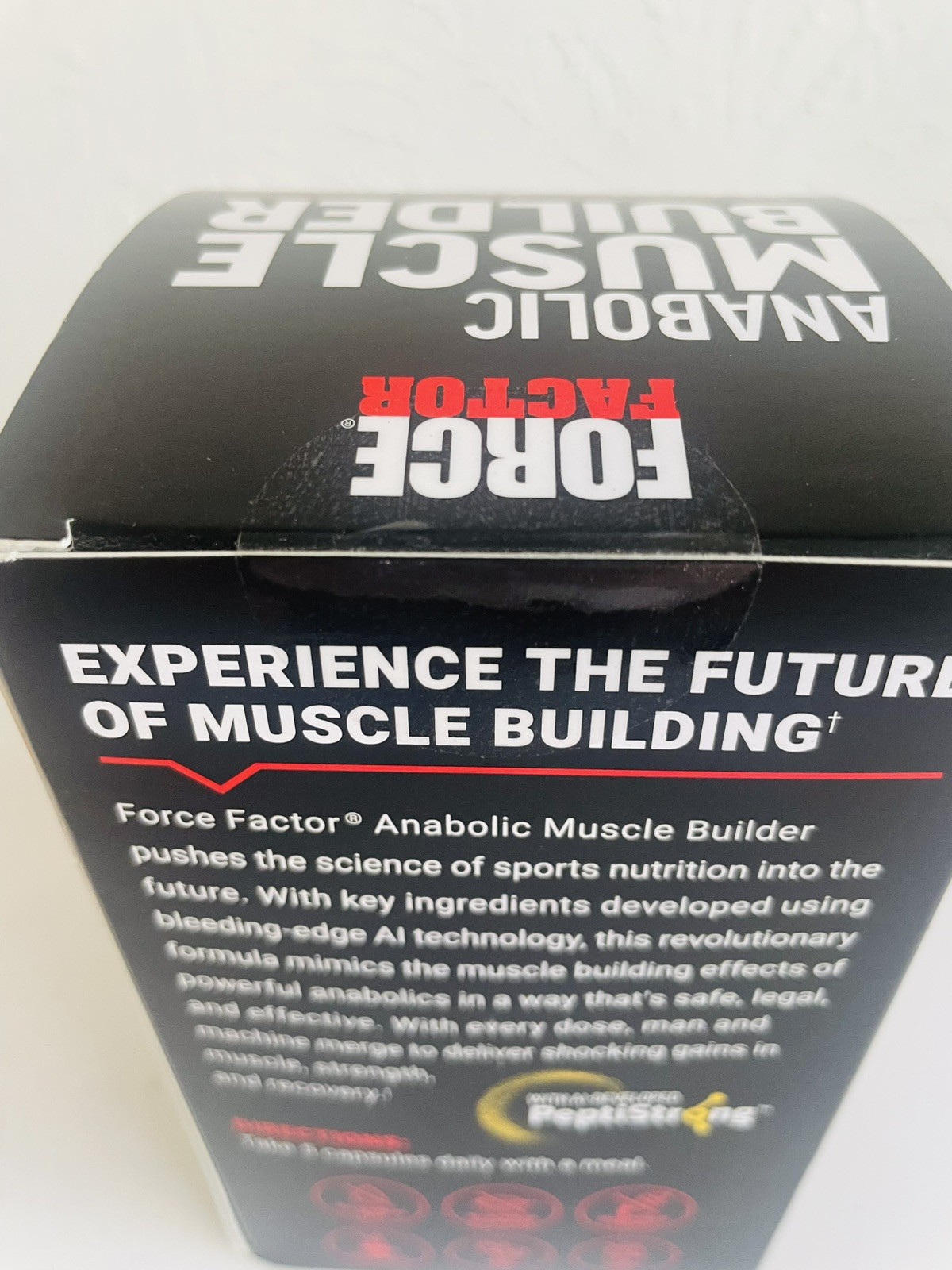 Anabolic Muscle Builder With AI-Developed PeptiStrong, 150 Vegetable Capsules