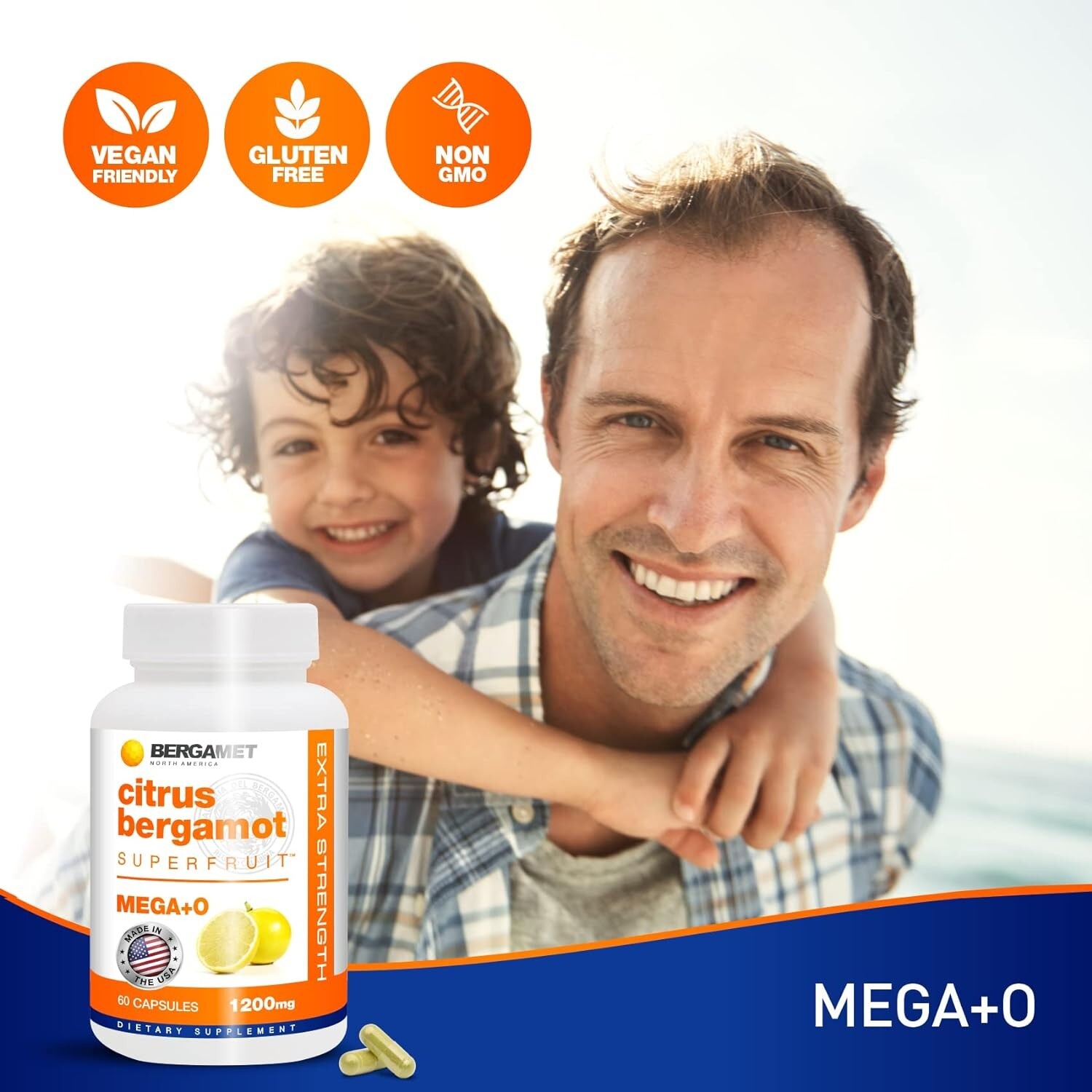 Citrus Bergamot Supplement, 170:1 Extract, 1200Mg, 80% Polyphenols, Italian Citr