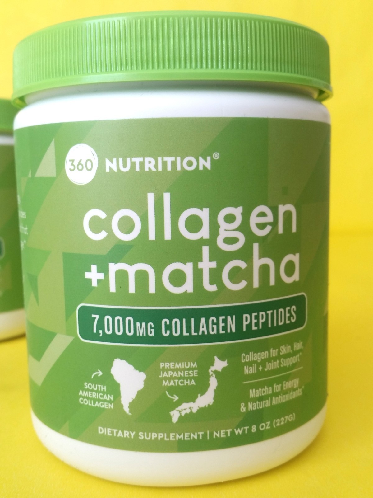 X3 SEALED) 360 NUTRITION collagen + matcha 7000 mg ORIGINAL (8 OZ) 2/27