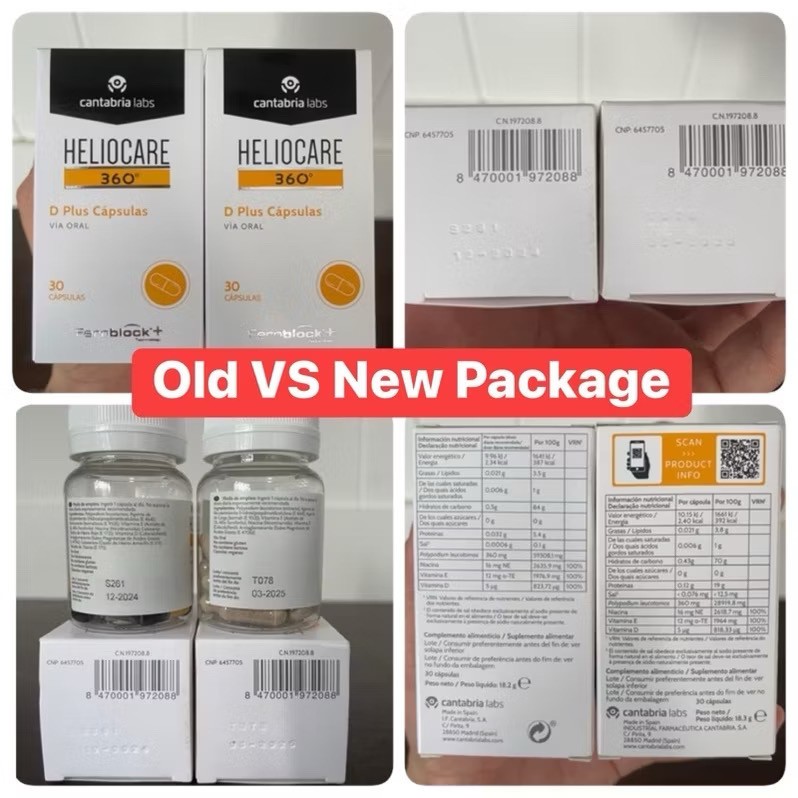 Heliocare 360 D Plus Capsules 30 Capsules Skin Health Supplement