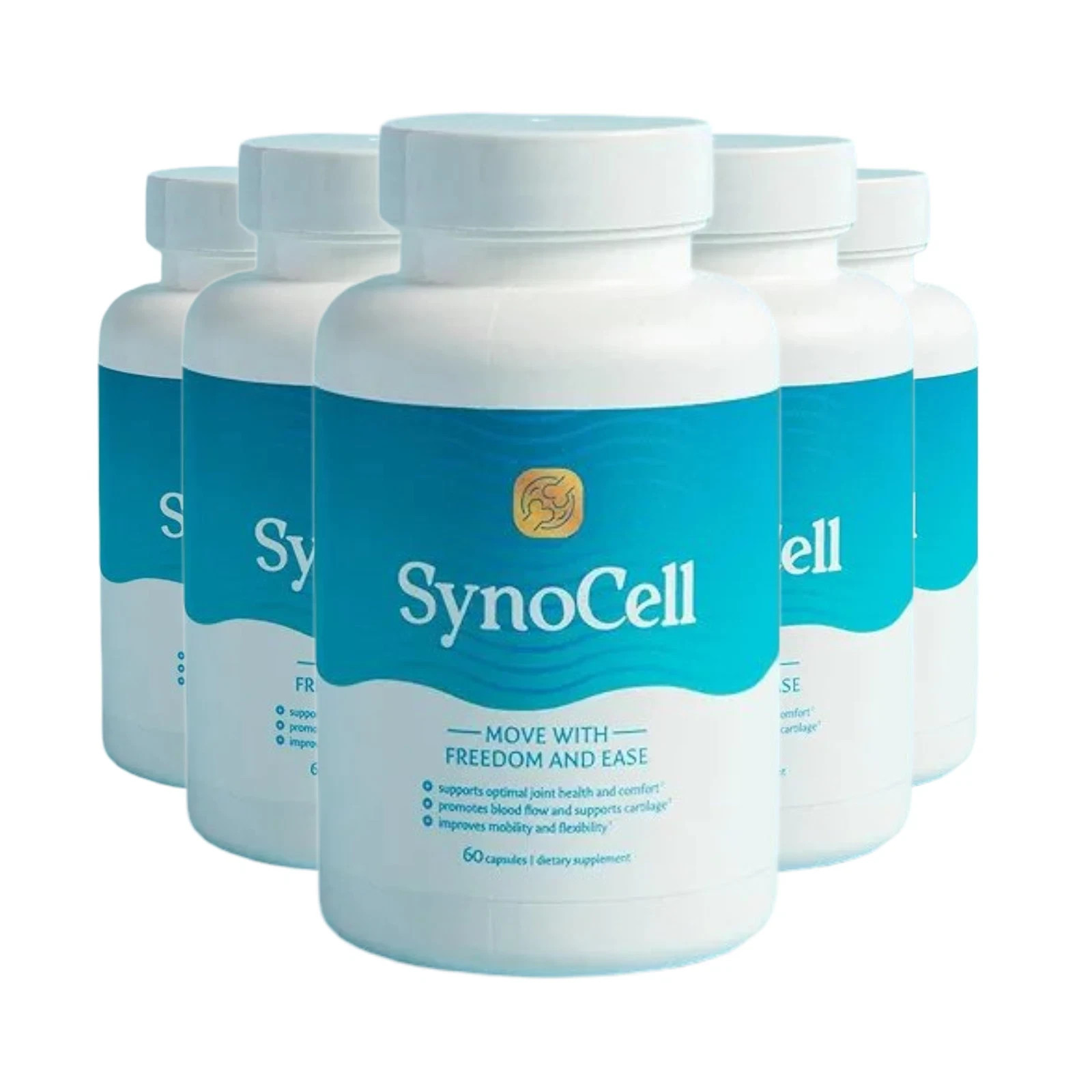 5-Pack Synocell Capsules – Back Neck and Joint Support Complex