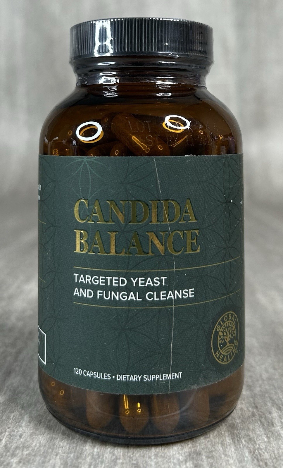 CANDIDA BALANCE TARGETED YEAST & FUNGAL CLEANSE 120 Cap GLOBAL HEALING EXP 11/26