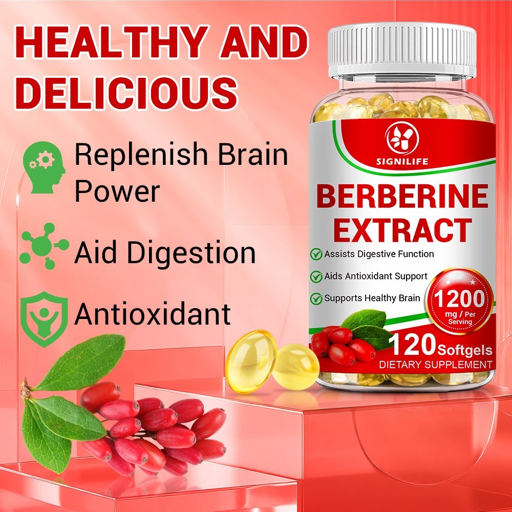 Berberine HCL 1200mg Ceylon Cinnamon Antioxidant Supplement 120 Capsules.