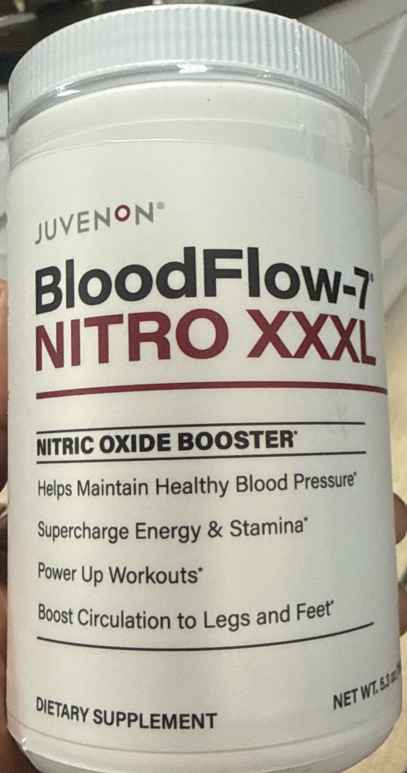 Juvenon BloodFlow-7 Nitro XXXL Drink Mix – Triple Action Nitric Oxide -…