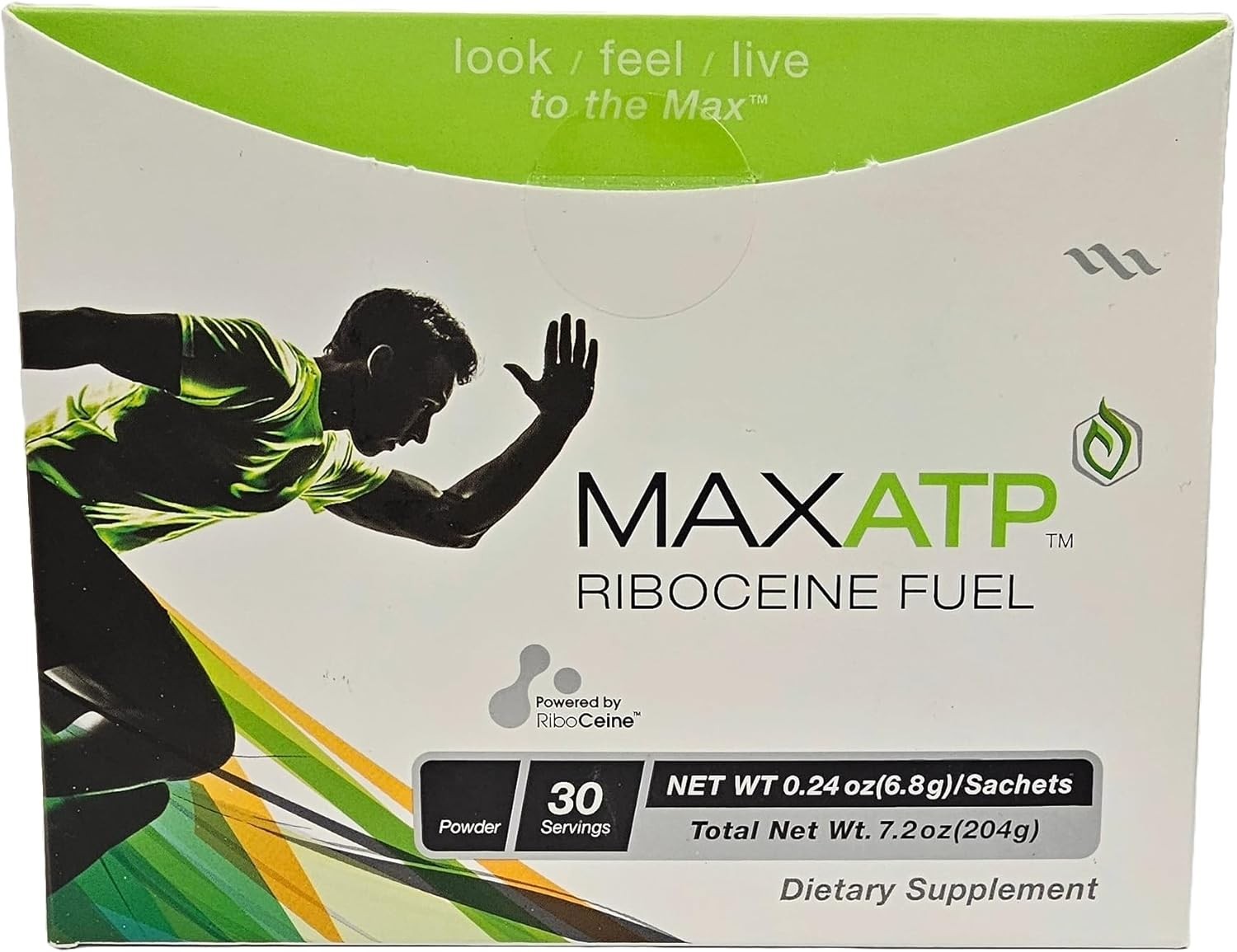 Max ATP,Riboceine Fuel,30 Packets (0.24 Ounce),30 Servings