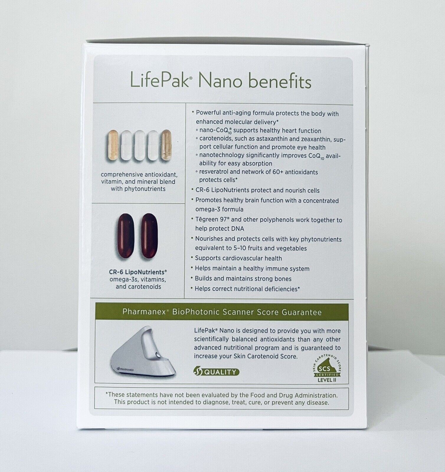 Nu Skin Pharmnex LifePak Nano-60 Packets New Stock Exp. 02/2025