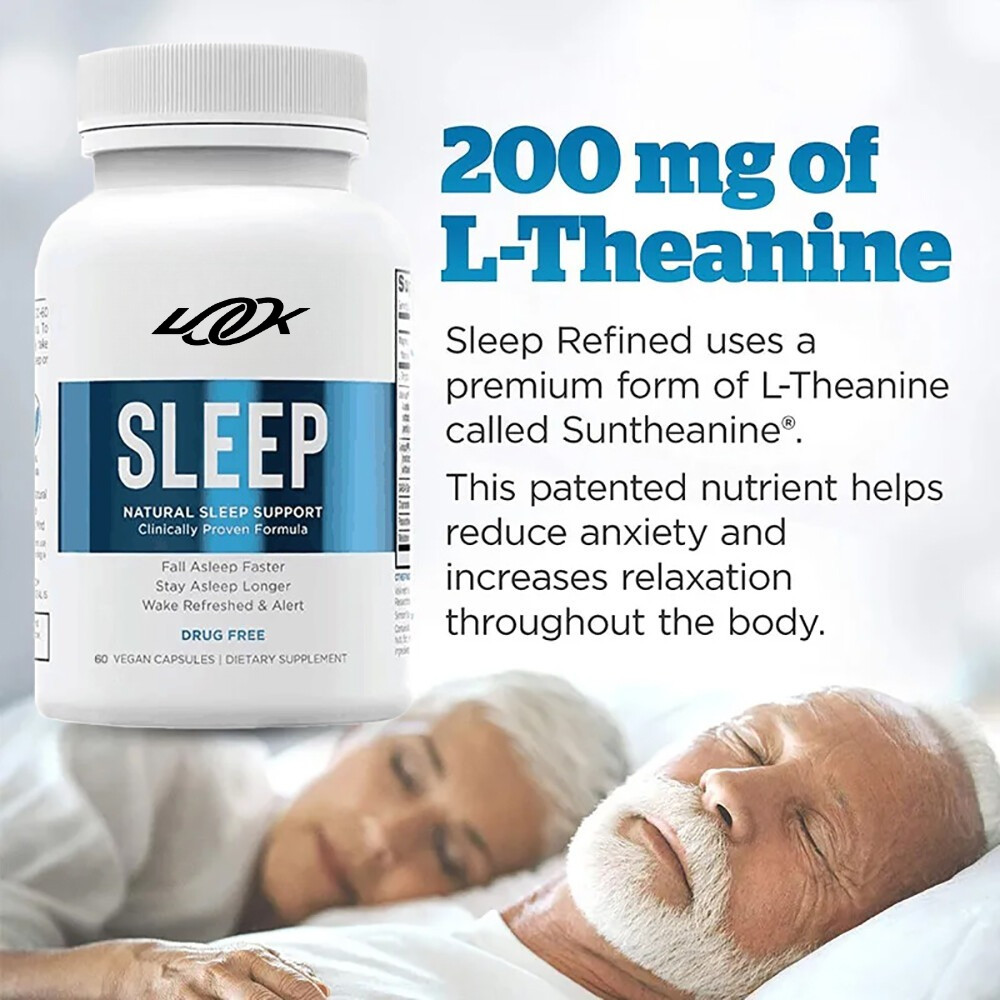 Relaxium Sleep Helps Relax Promote Natural Sleep Improve Concentration 60 Pills