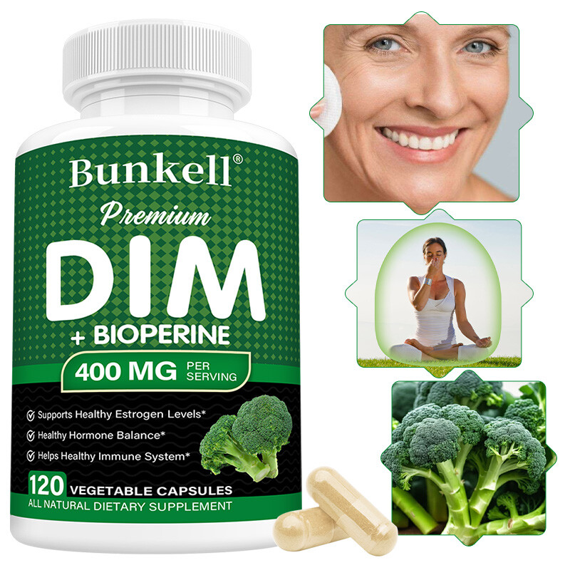 Diindolylmethane DIM 400mg Estrogen Blocker 30/60/120 Vegan Capsules