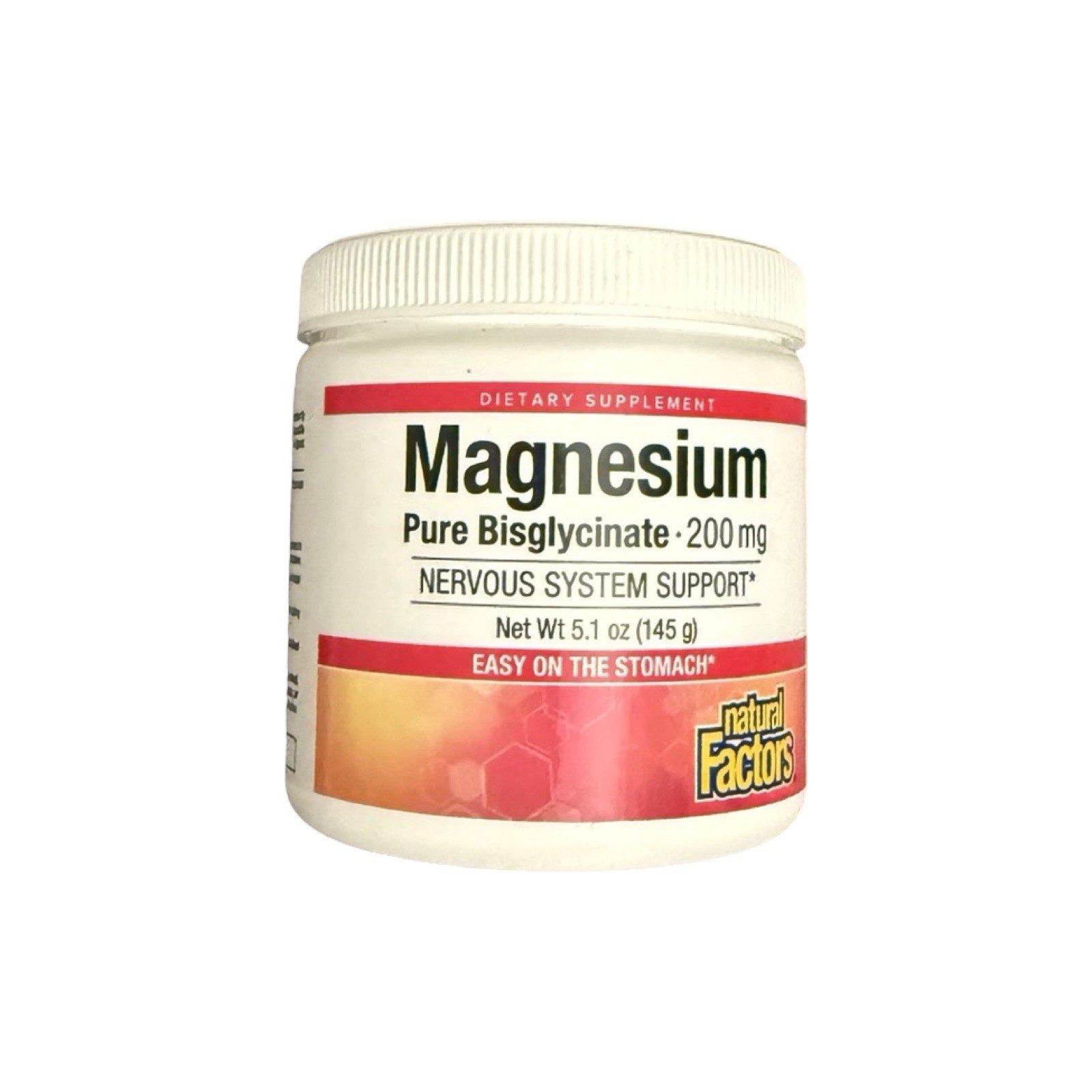 Natural Factors Magnesium Bisglycinate Powder 5.1 oz New Sealed