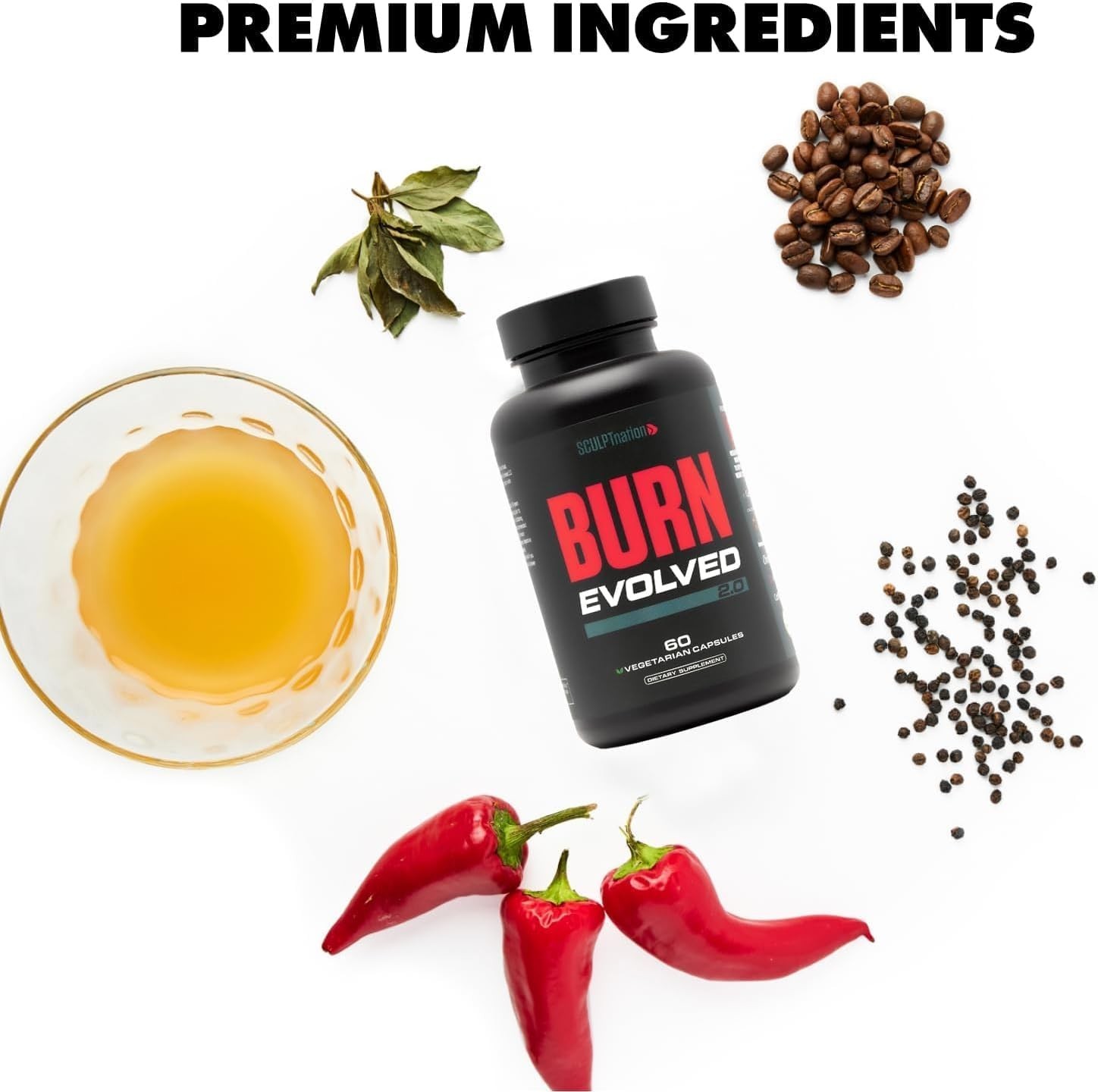 Burn Evolved 2.0 Thermogenic Fat Burner Weight Loss New Sculptnation – Pack of 1