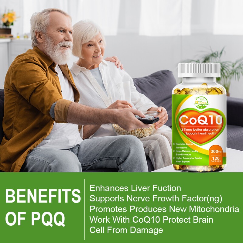 1-4 Packs CoQ 10 Coenzyme Q10 Softgel 300mg Cardiovascular Heart Health Capsules