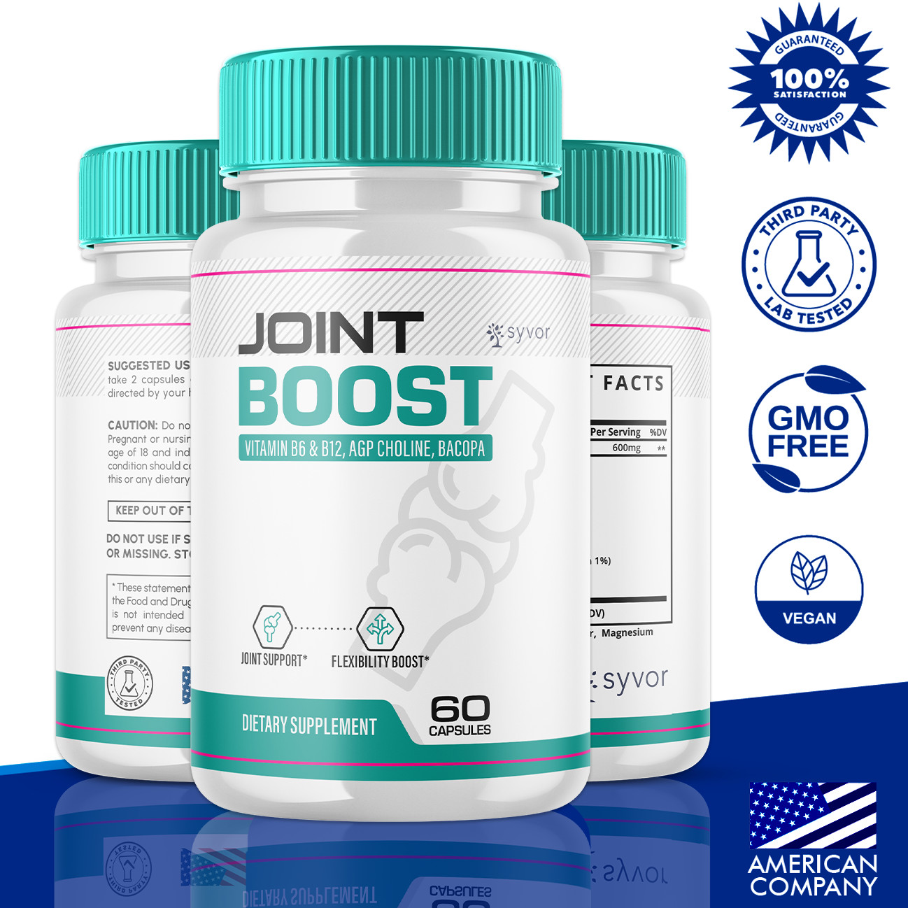 (5 Pack) Joint boost Advanced Support Formula Mobility Supplement 300 Capsules