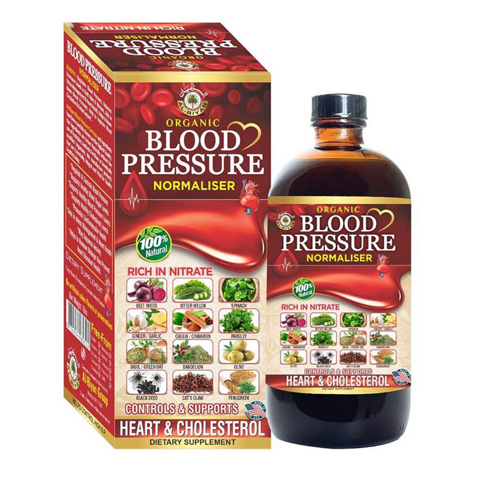 BLOOD PRESSURE NORMALISER 16 OZ Control & Support Heart & CHOLESTEROL by Alriyan