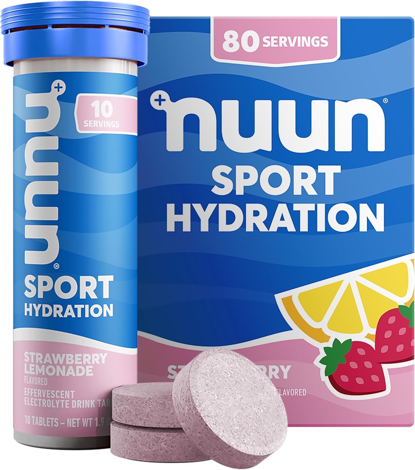 Nuun Sport Electrolyte Tablets Mixed Flavors (60 Servings Total)