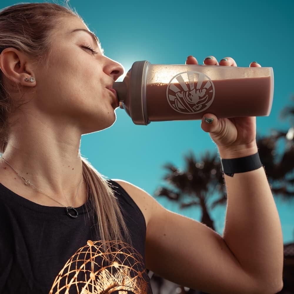 Sunwarrior Warrior Blend Organic Vegan Plant Protein Powder with BCAAs, 13.2 oz