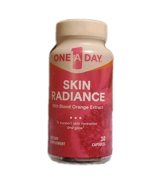 One A Day Skin Radiance Support Skin Hydration Glow W/ Blood Orange Extract