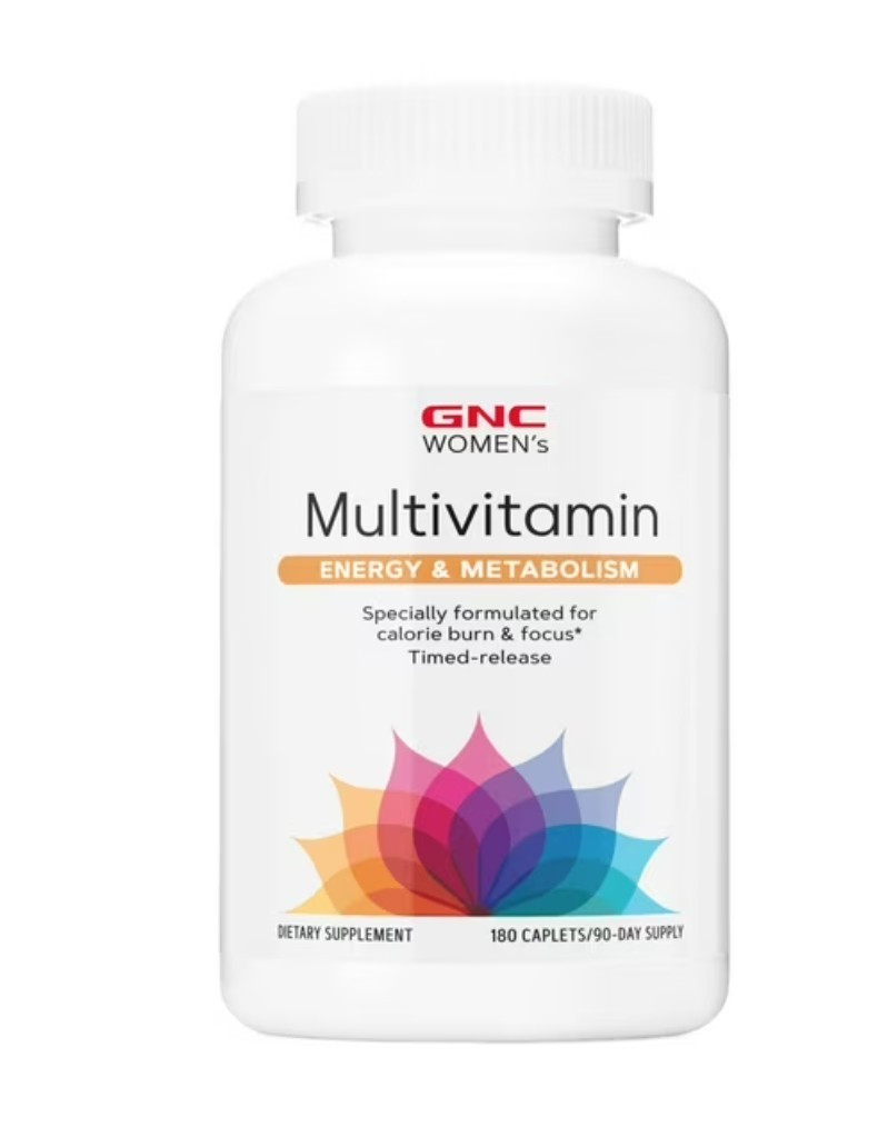 GNC Women’s Multivitamin Energy & Metabolism Timed-Release Caplets 180 Ct NEW