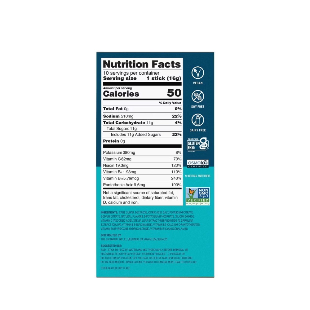 Powder Electrolyte Supplements – Cotton Candy – 5.64oz/10ct