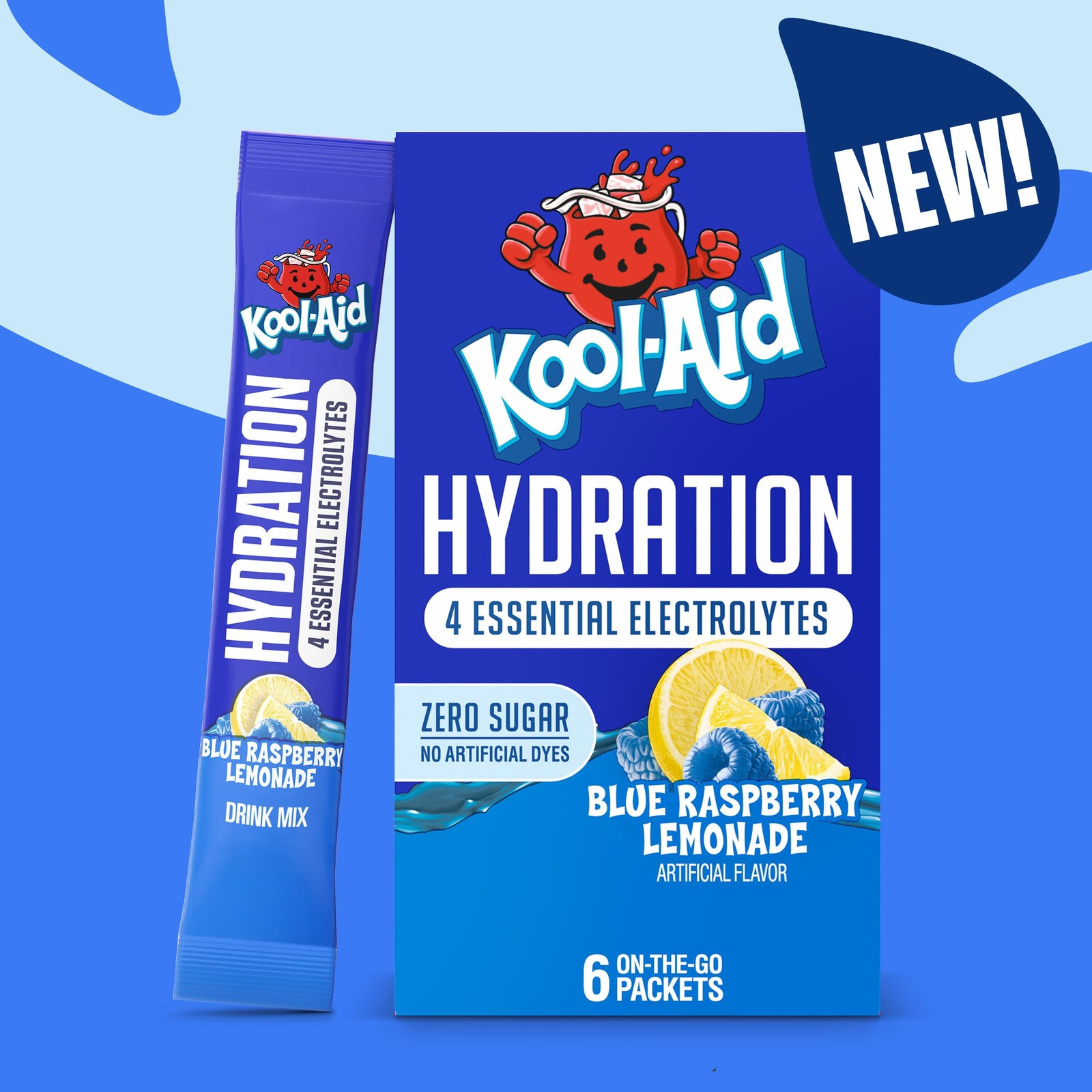 Kool-Aid Hydration Electrolyte Powder Drink Mix, 6 7.92 Ounce (Pack of 1)