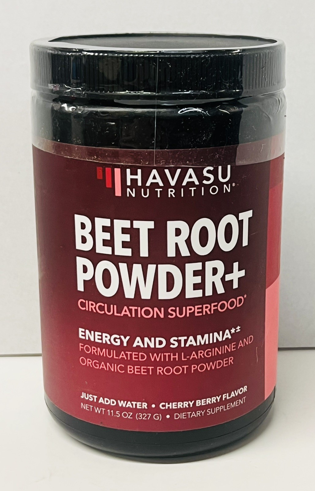 Havasu Nutrition Beet Root Powder+, Cherry Berry Flavor 11.5 Oz BB 5/26 U42B