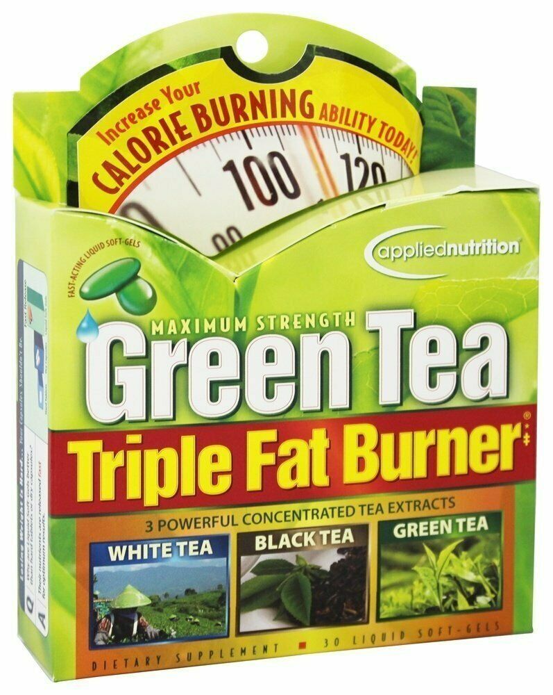 Applied Nutrition Green Tea Triple Fat Burner Maximum Strength Softgels 30 ct