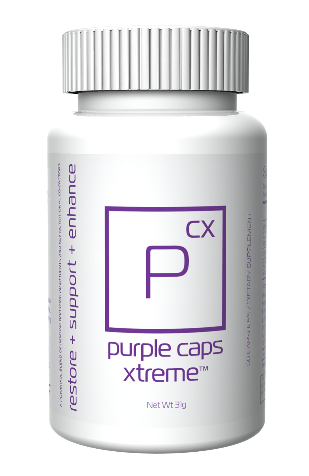 Bhip Global Purple Caps Antioxidants Supports Enhance Restore The Immune System