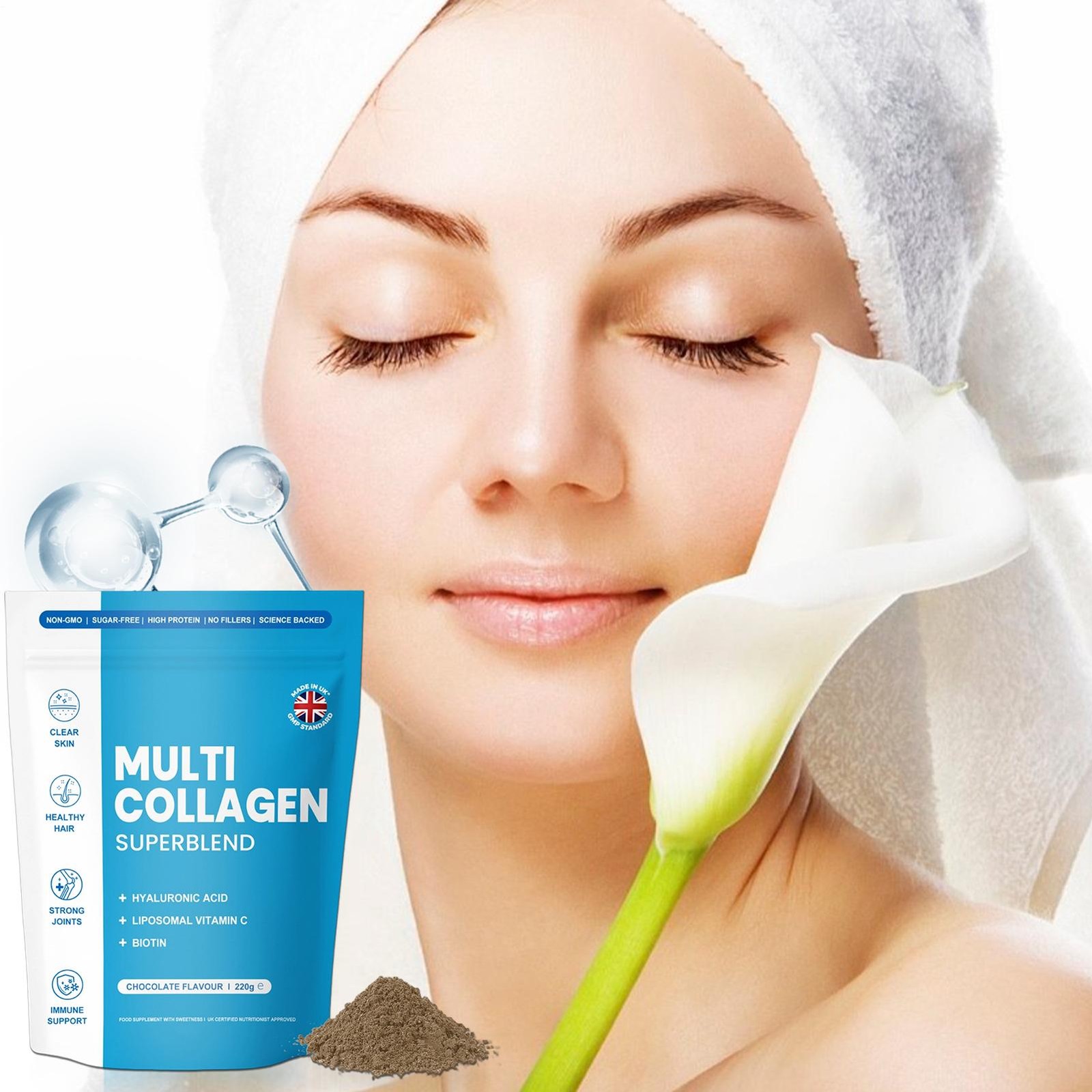 1~3PACK 🌸Elavate CHOCOLATE 220g Multi Collagen Superblend Elevate NEW