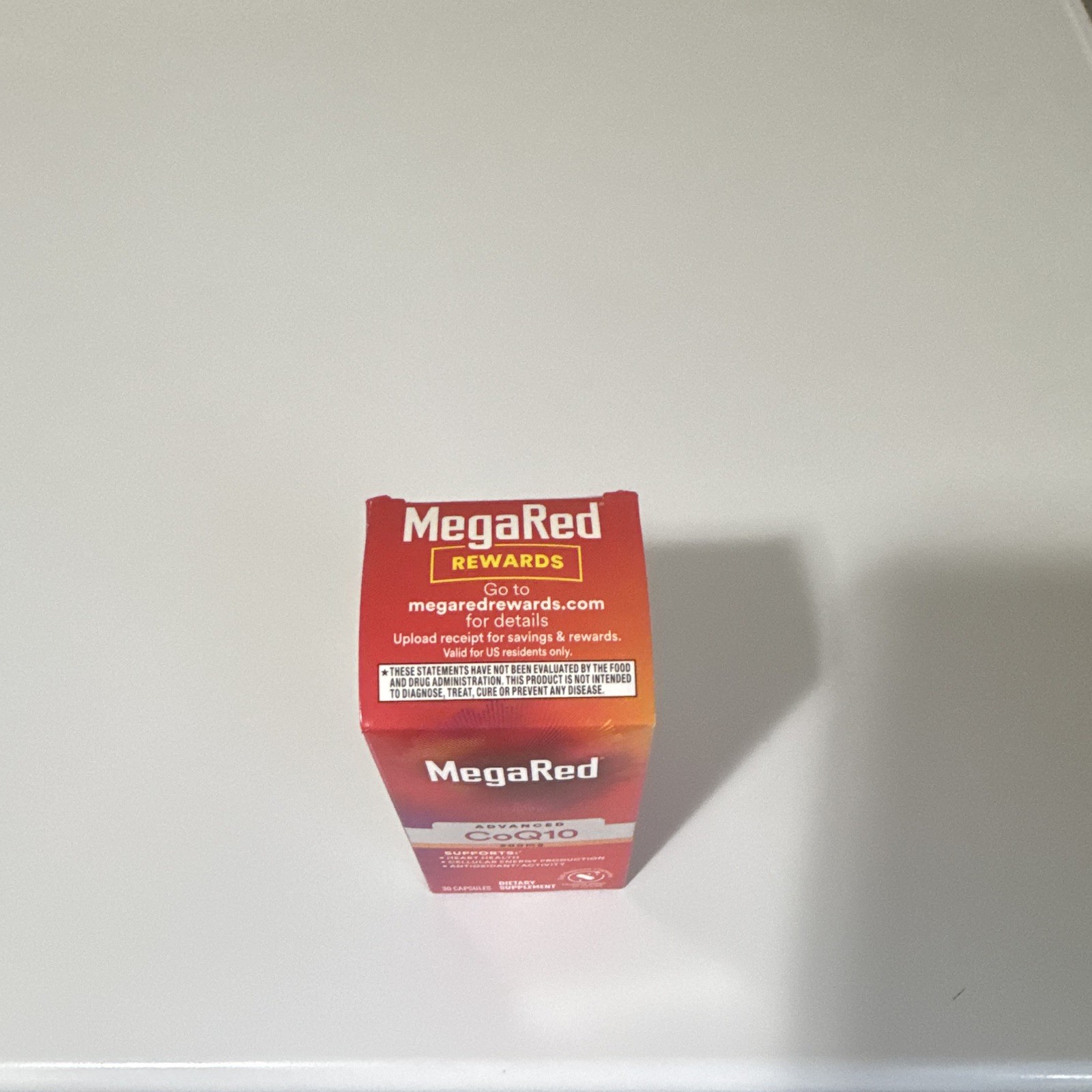 MegaRed Advanced CoQ10 200mg Heart Health Energy Antioxidant 30 Capsules