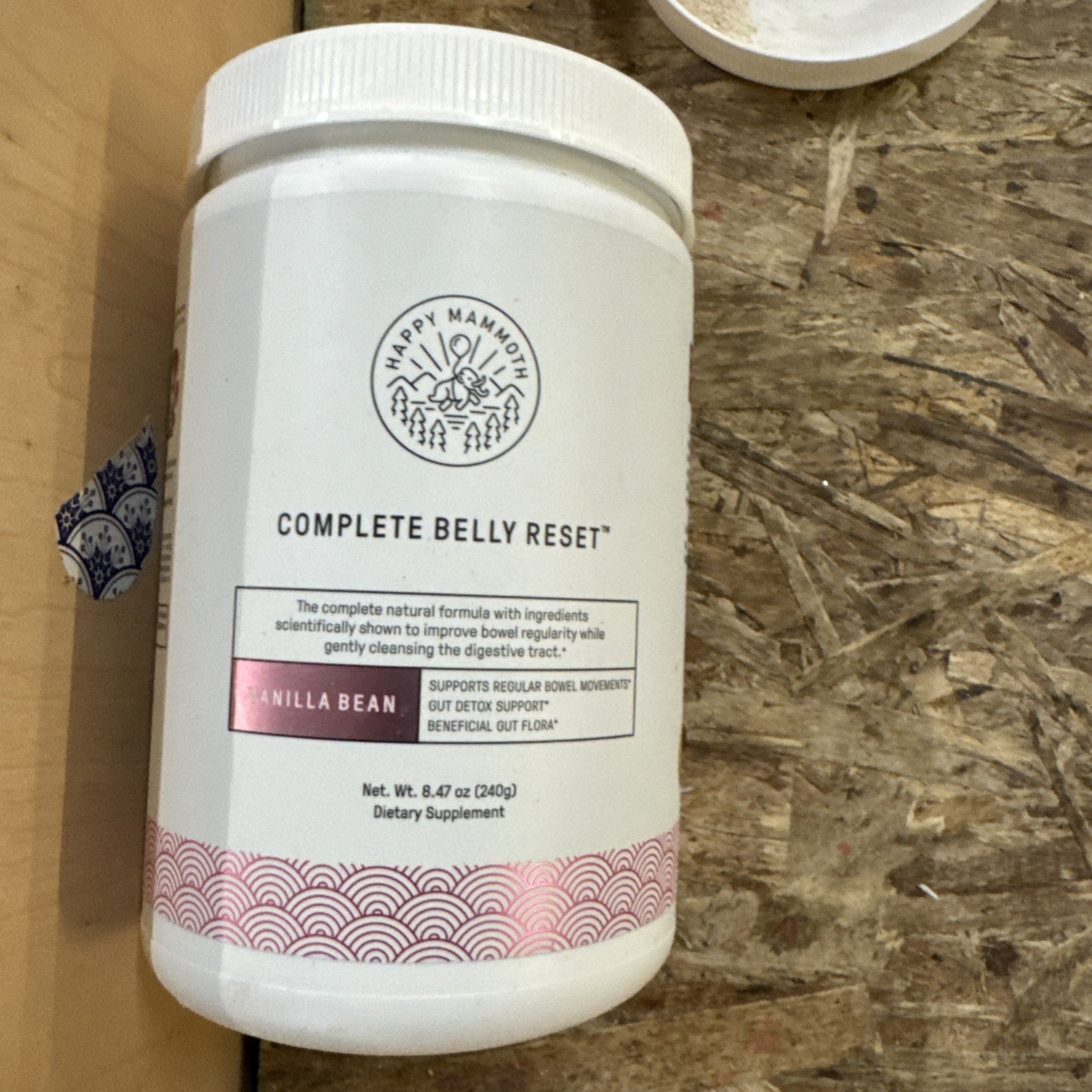 HAPPY MAMMOTH Complete Belly Reset Vanilla Bean 240 Grams Exp. 10/26 New SEALED
