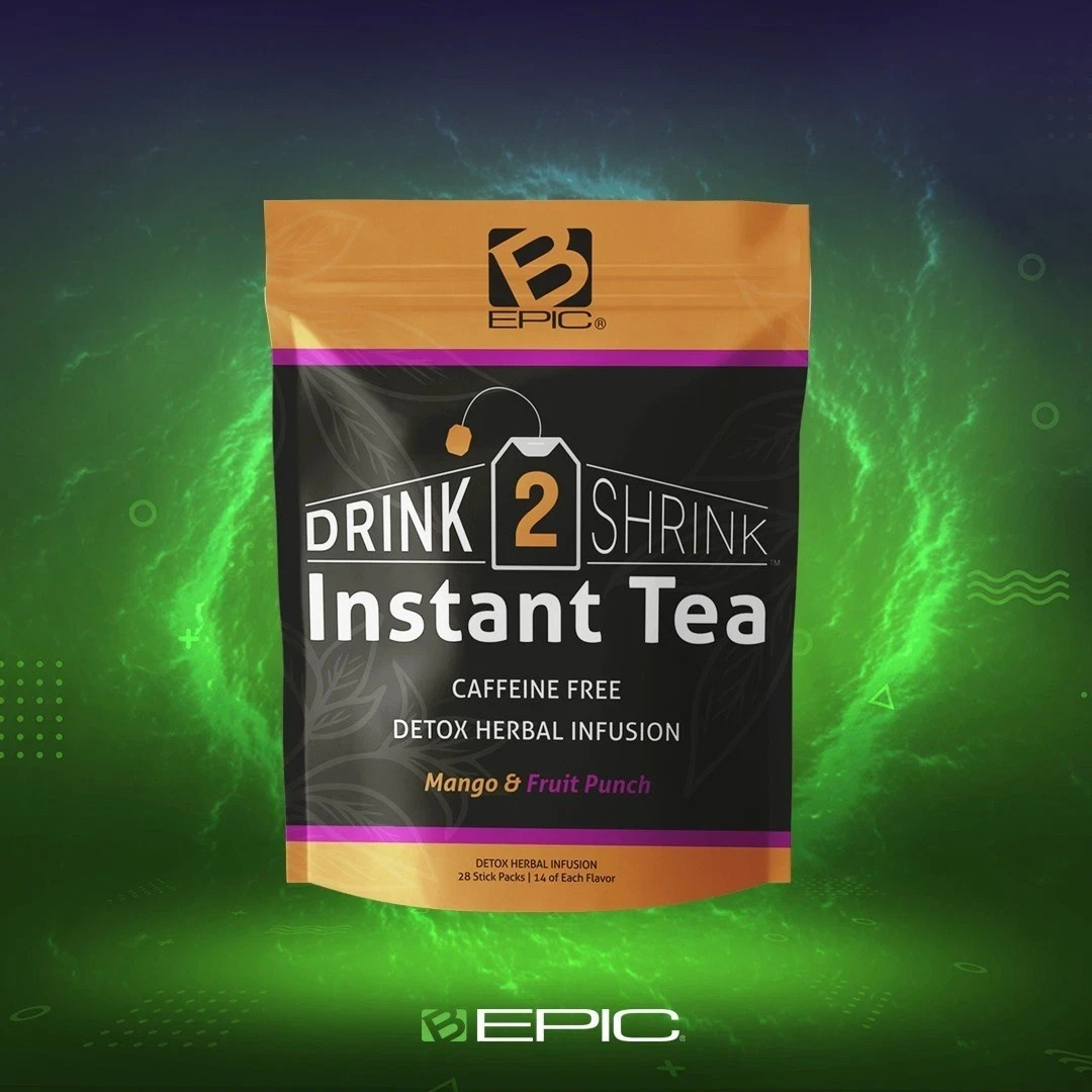 Customer Drink 2 Shrink Instant Tea Pouch (14 Mango stick s 14 Fruit punch Stick