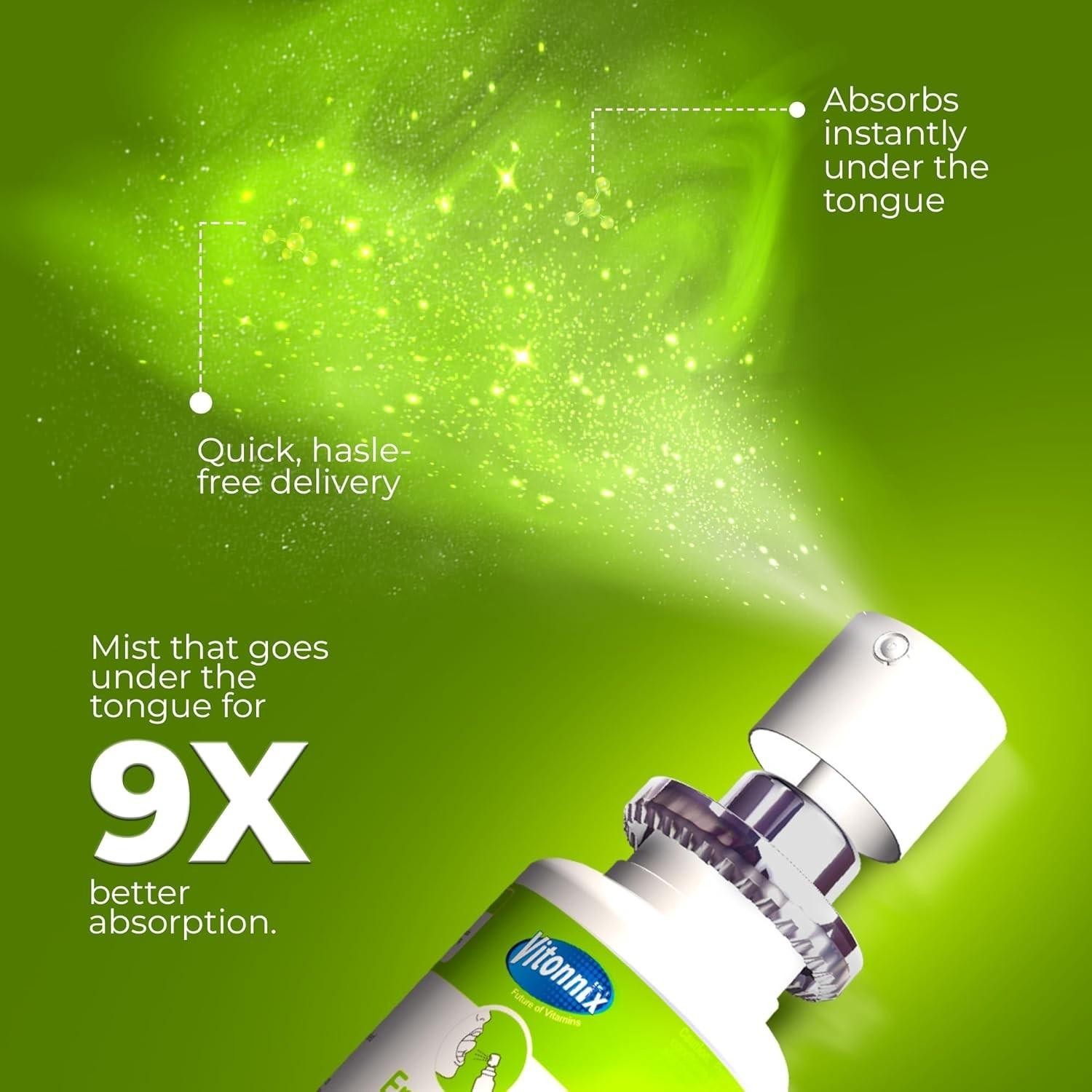 Energy Sublingual Oral Spray Under Tongue Supplement Instant Energy Focus 20ml
