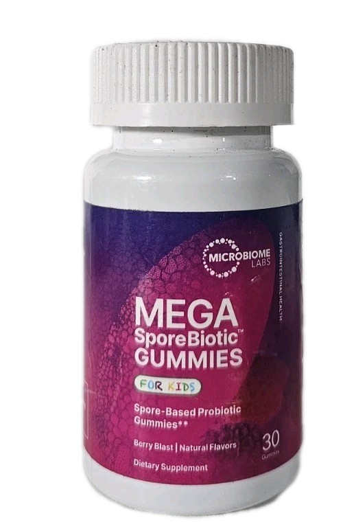 Mega SporeBiotic For Kids – Spore-Based Probiotic – 30 Gummies – Exp:11/2026