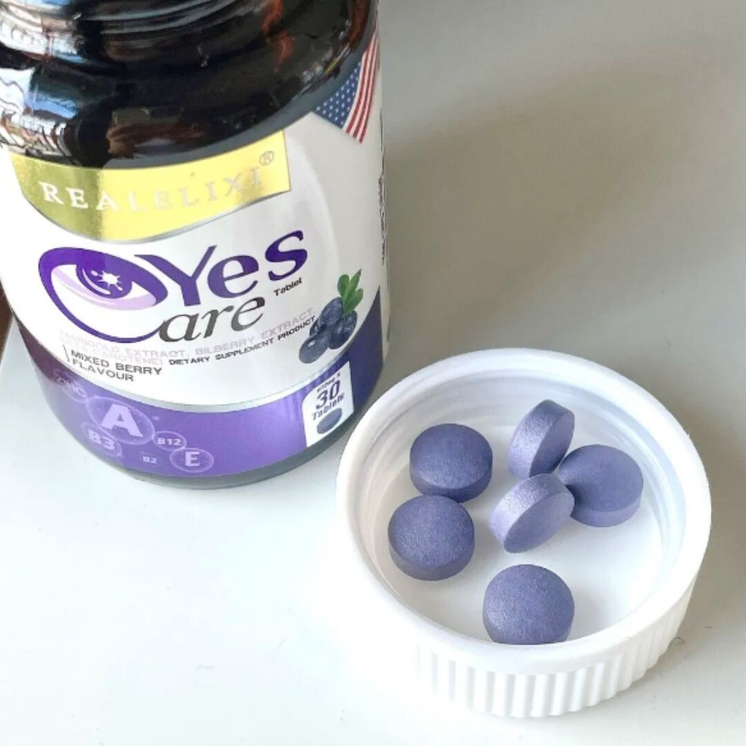 3x Dietary Supplement Eye Care Real Elixir Yes Care Nourish Mariglod Lutein