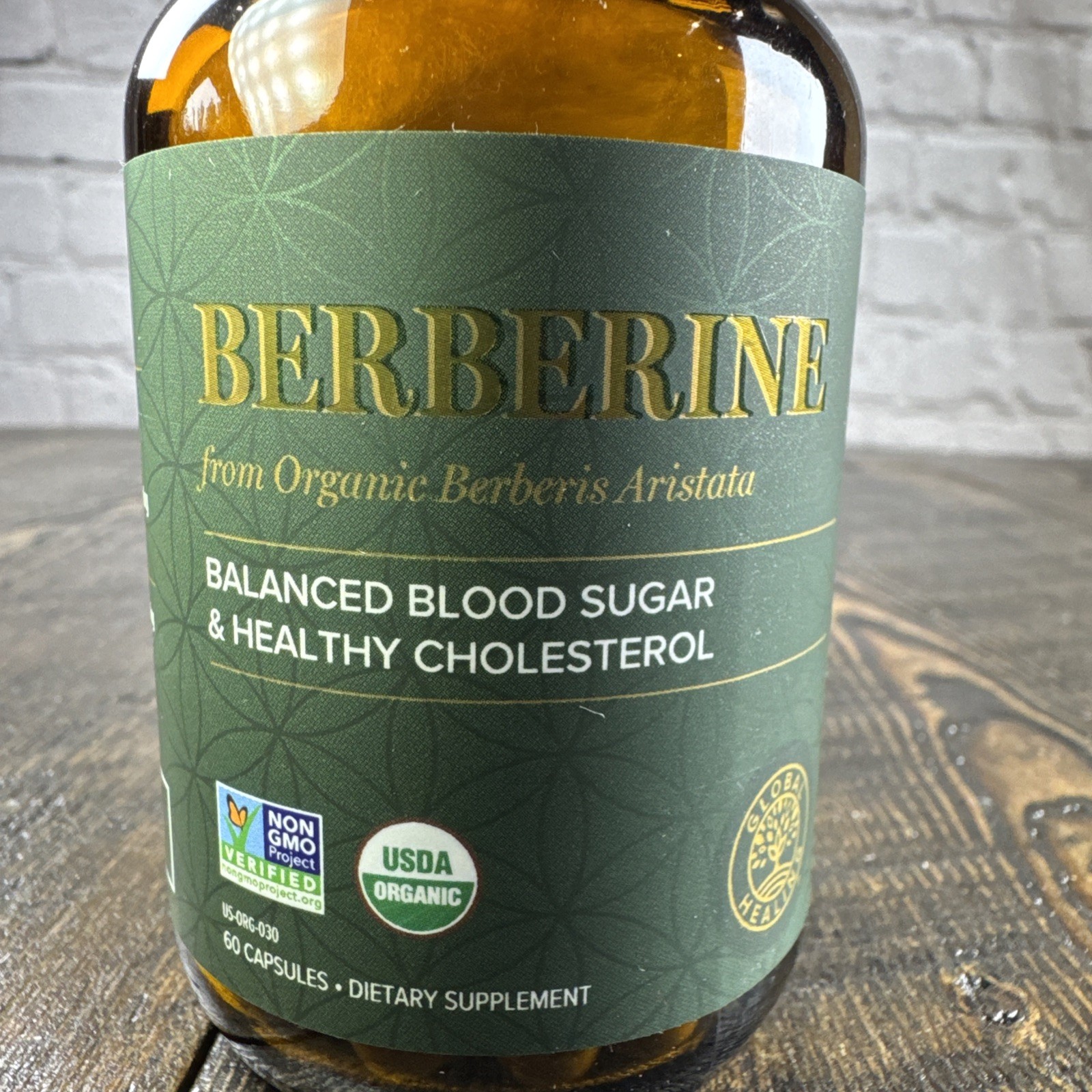 Global Healing Organic Berberine, Ceylon Cinnamon & Black Pepper – 1200mg