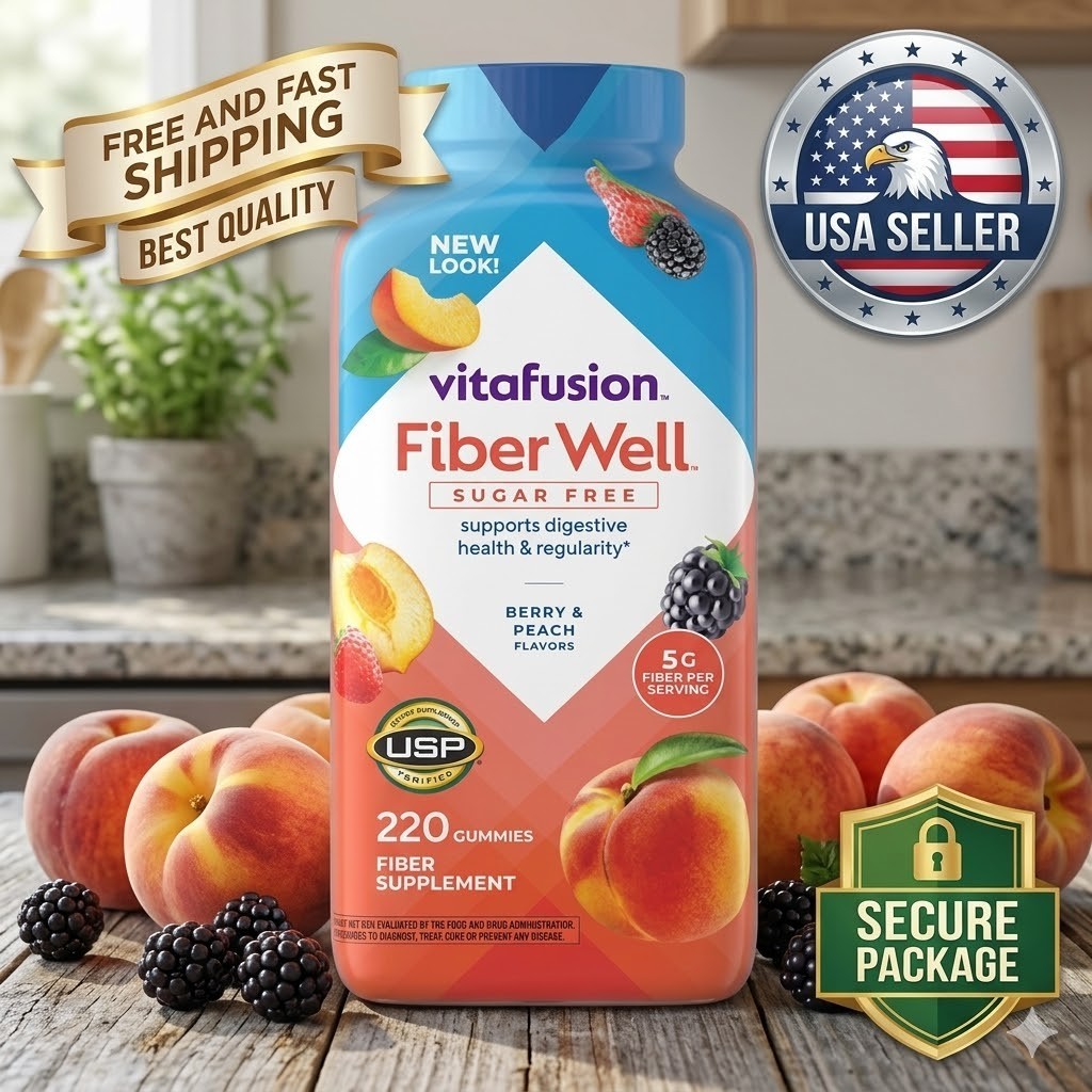 vitafusion Fiber Well Gummies – 220 Count