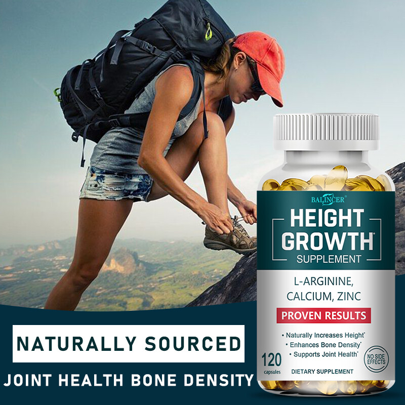 Height Growth Capsules – Enhances Bone Density，Supports Healthy Bones & Joint