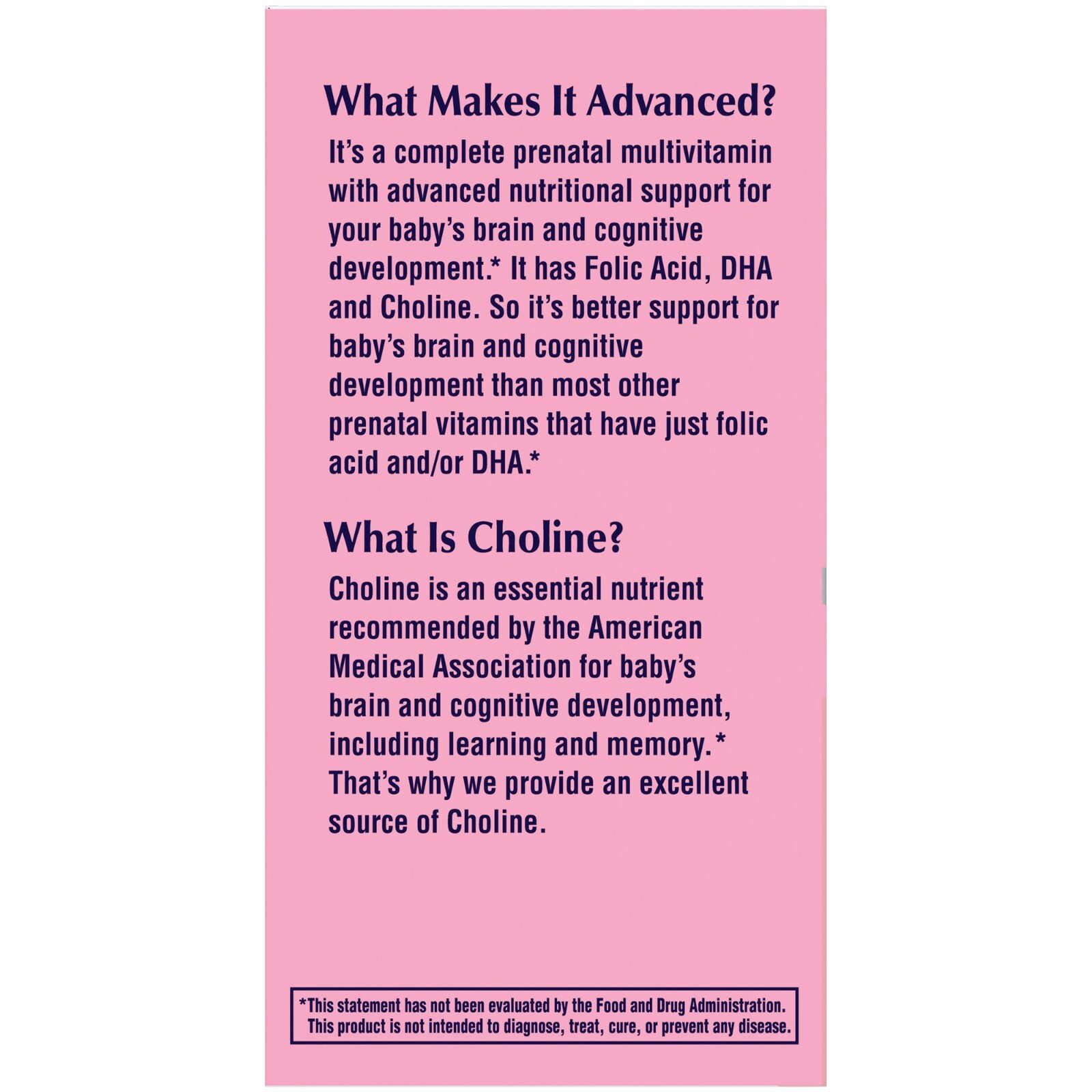 One A Day PRENATAL ADVANCED COMPLETE MULTIVITAMIN Brain Support 60+60 Softgels T