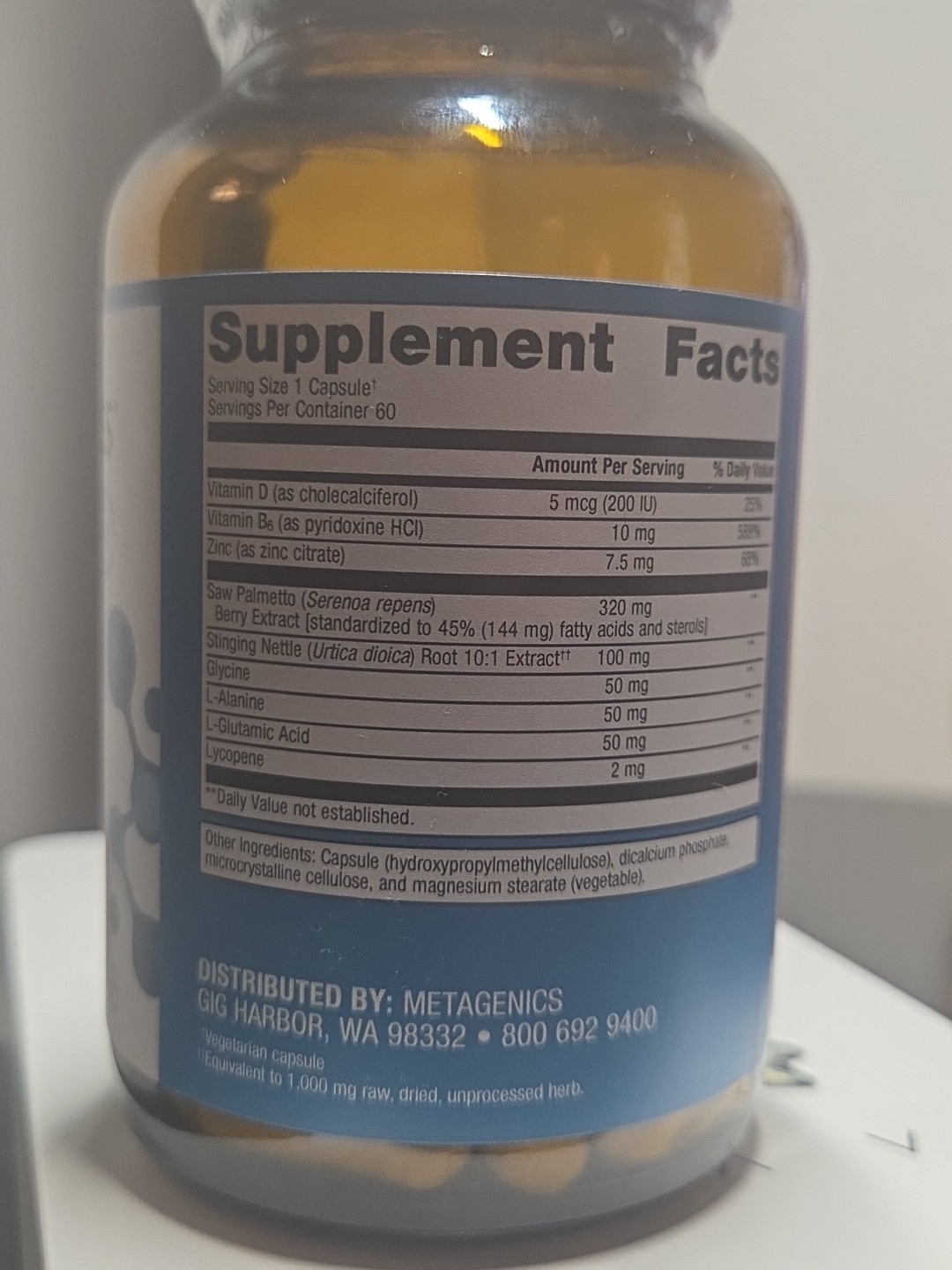 Metagenics, Concentrated Ultra Prostagen, 60 Capsules