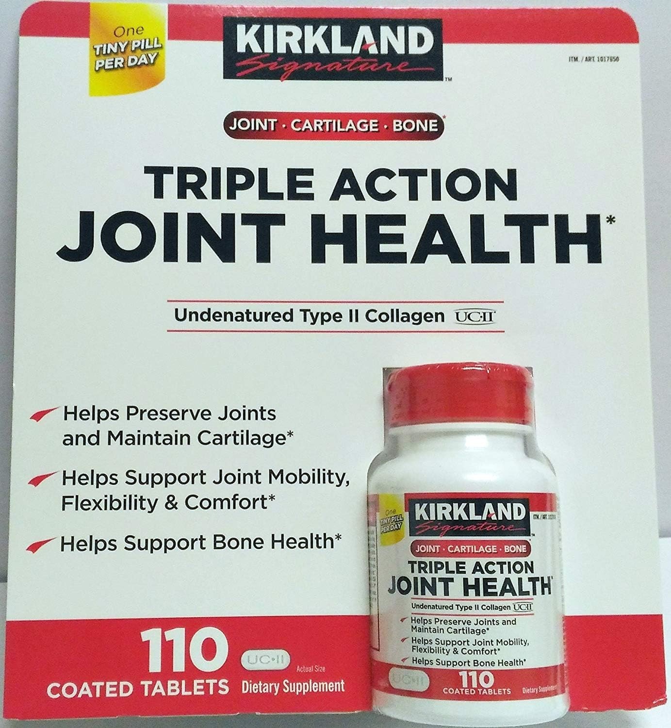 Joint Health Softgels Collagen Boron Hyaluronic Acid Adult Support 110 Ct